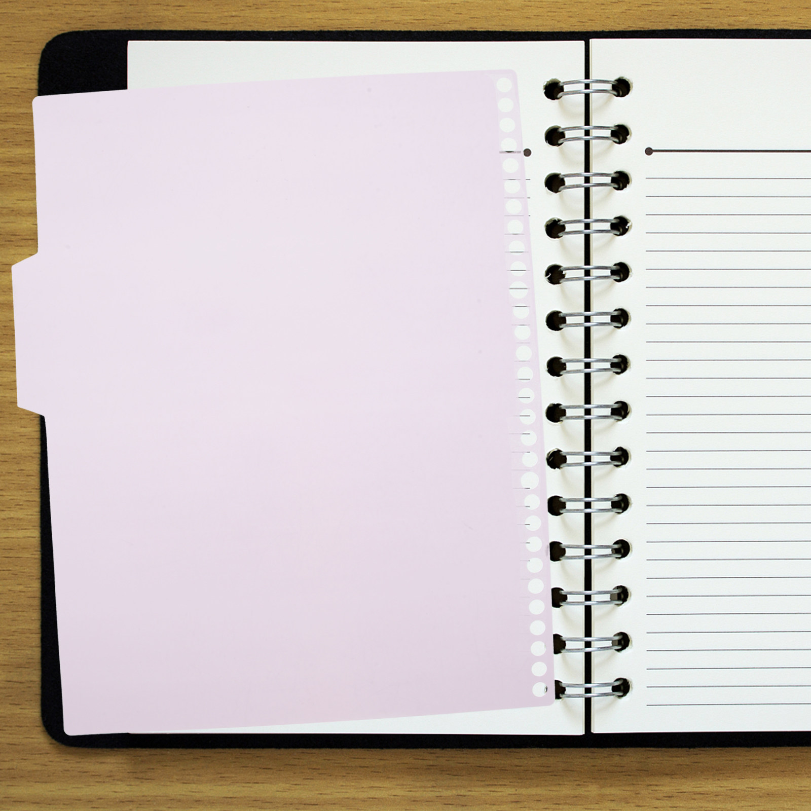 Index Tab Divider - 6er-Set Registerblätter, verschleißfeste farbige Register für