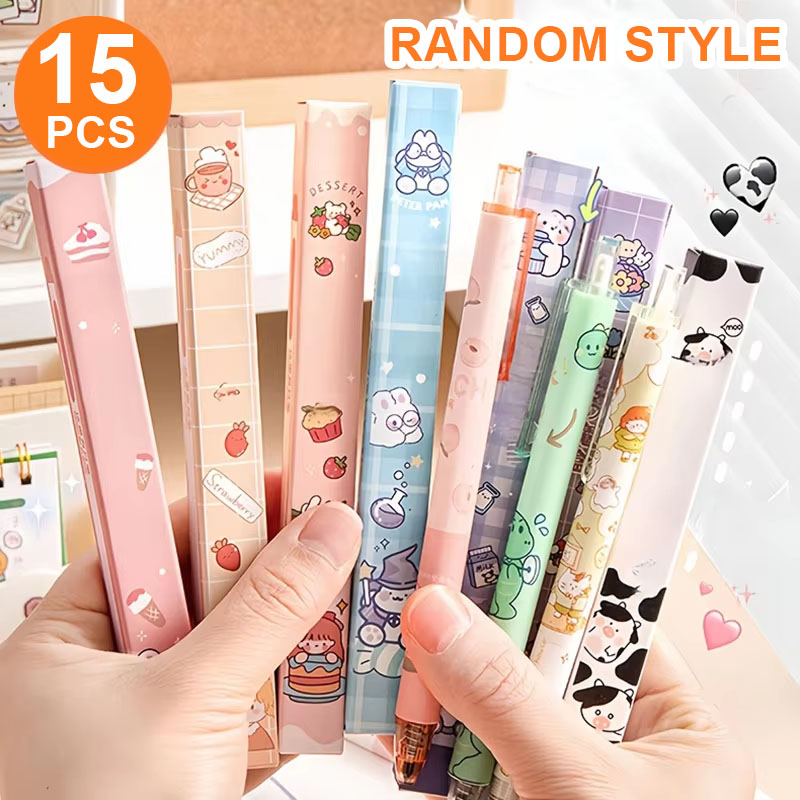 Stationery Supply Business - 15 einzelne Gelschreiber in einer Überraschungsbox,