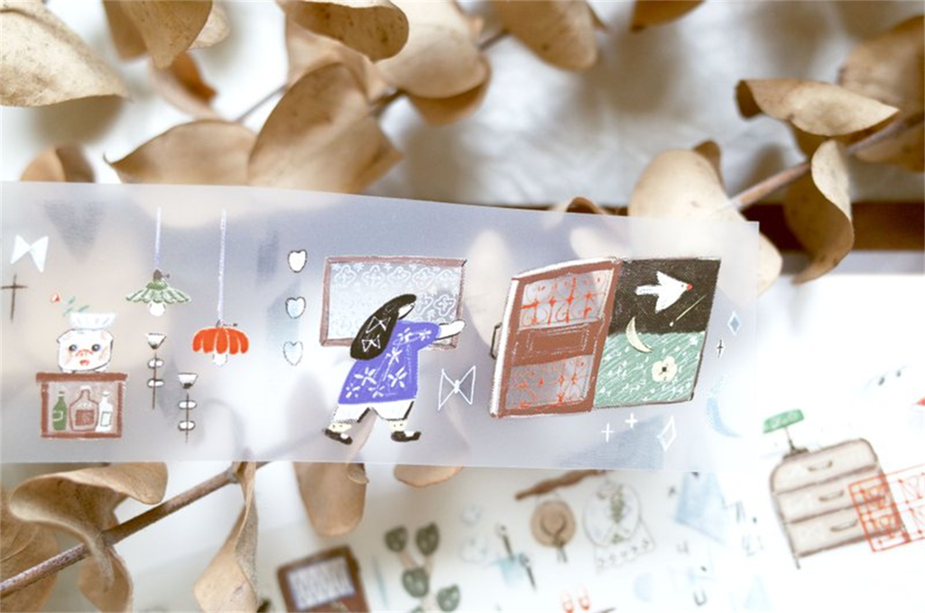 Washi Tape Set - 1Loop-Misshoegg Studio Vintage The Song Of