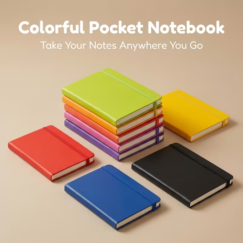 Journal Leather Hardcover - A5 A6 Hardcover Notizbuch-Set | 8