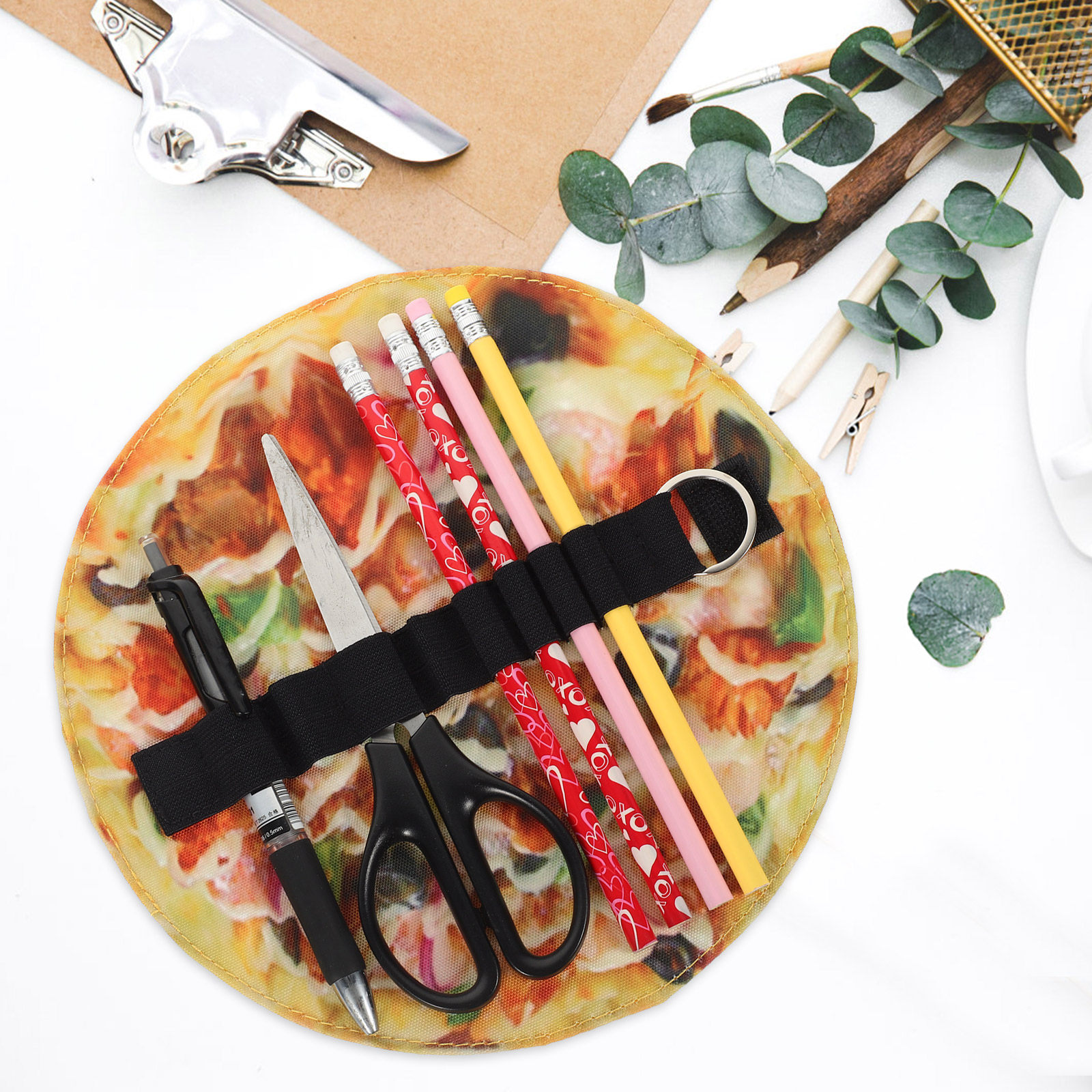 Canvas-Pizza-Federmäppchen, au – Pen Pouch Roll Bewertung und Preis