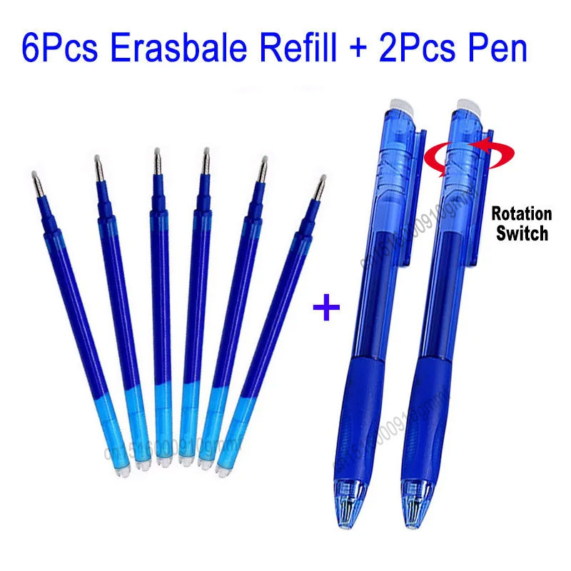 6 + 2 Teile/satz 0,7 MM Löschb – Gel Ink Pen Set Bewertung und Preis