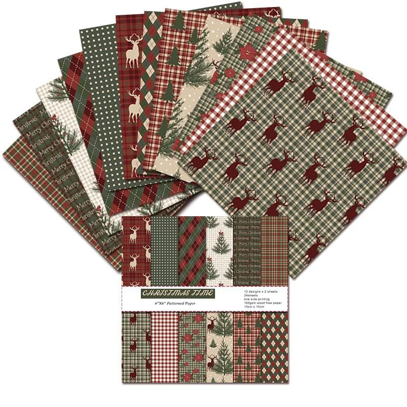 1Set Vintage Frohe Weihnachten – Graph Paper Pad Bewertung und Preis