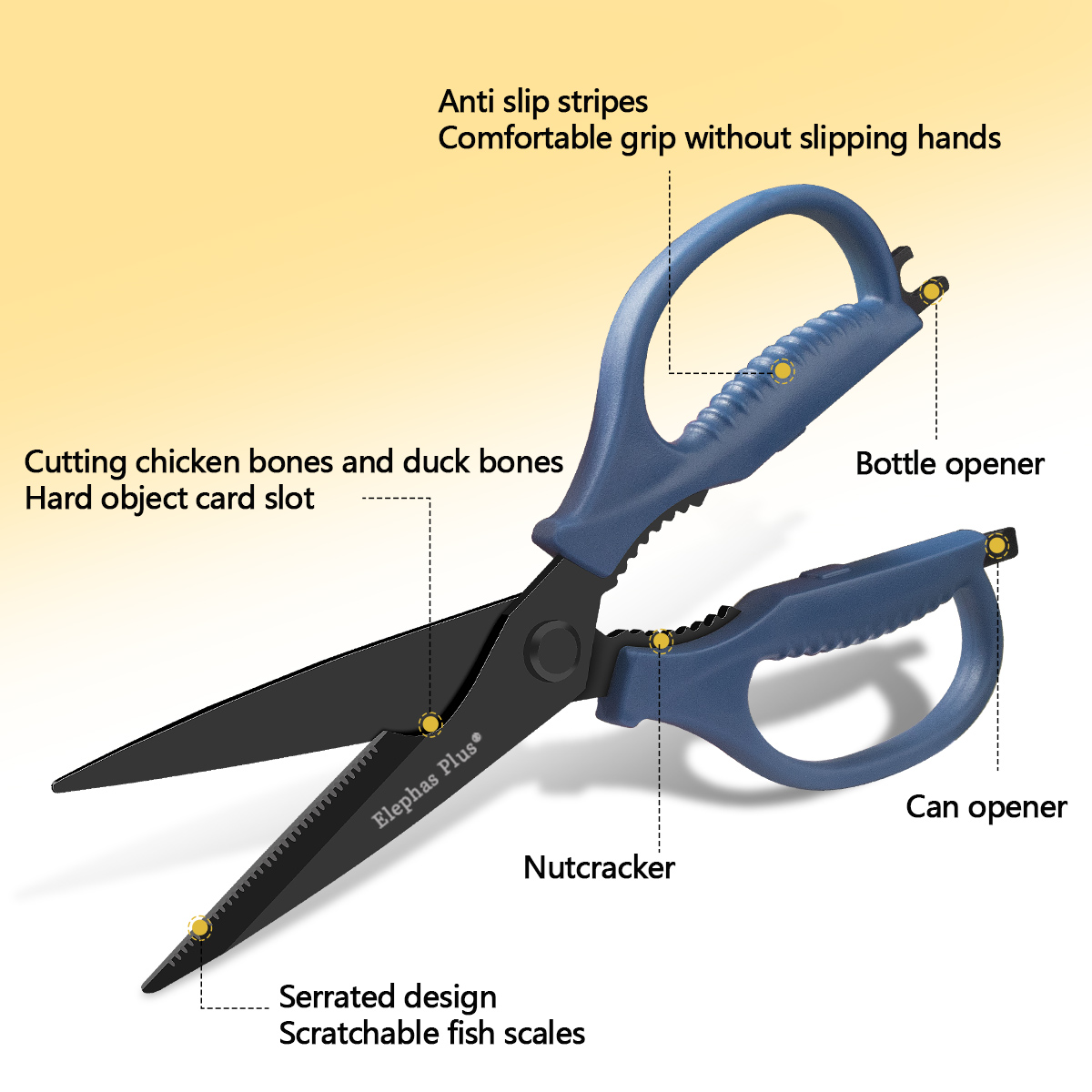 Professionelle Büroschere mit  – Scissors Stainless Craft Bewertung und Preis