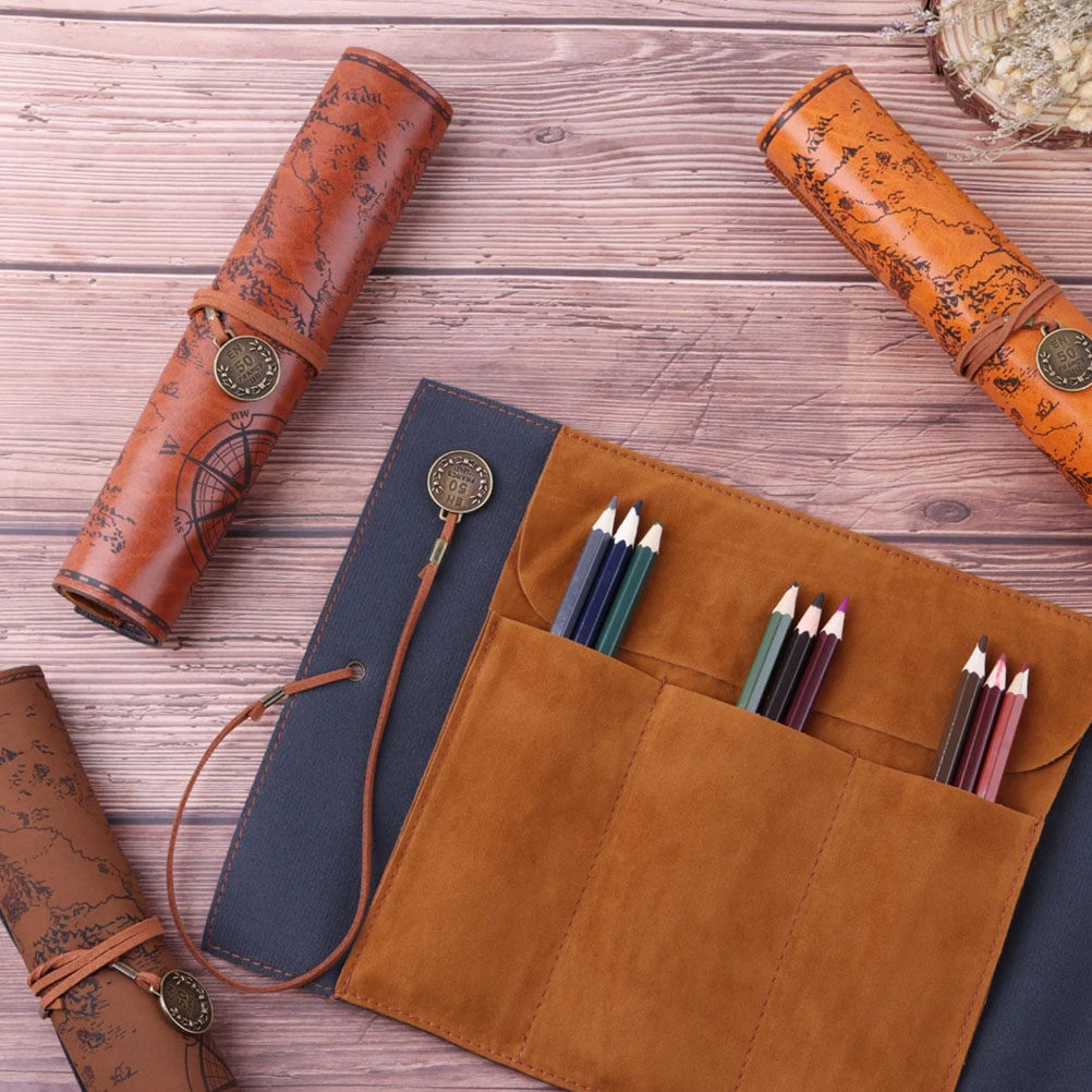 2 Stück Stiftetuis mit Vintage – Pen Pouch Roll Bewertung und Preis