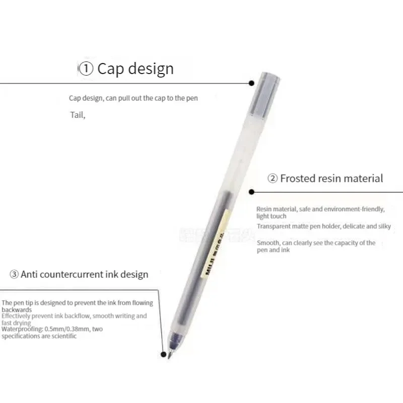 6/8 Teile/satz MUJIs Gel Stift – Gel Ink Pen Set Bewertung und Preis
