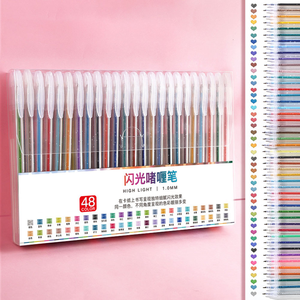 Glitzer-Gelstift-Set, glättend – Gel Ink Pen Set Bewertung und Preis