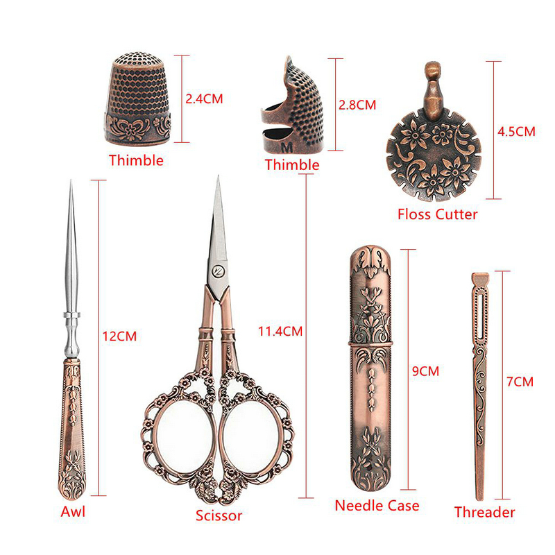 Vintage-Nähset im europäischen – Scissors Stainless Craft Bewertung und Preis