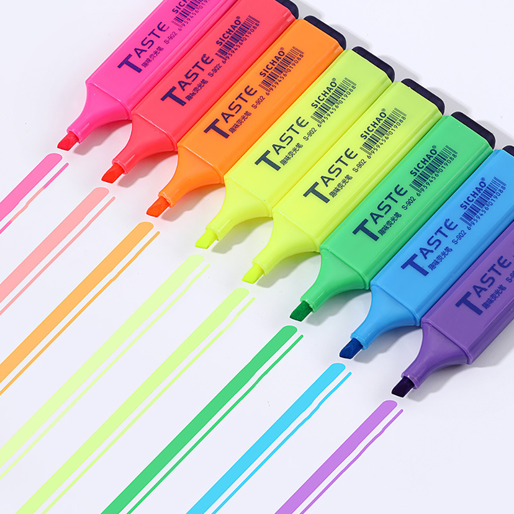 4-teiliges fluoreszierendes Te – Highlighter Set Pastel Bewertung und Preis
