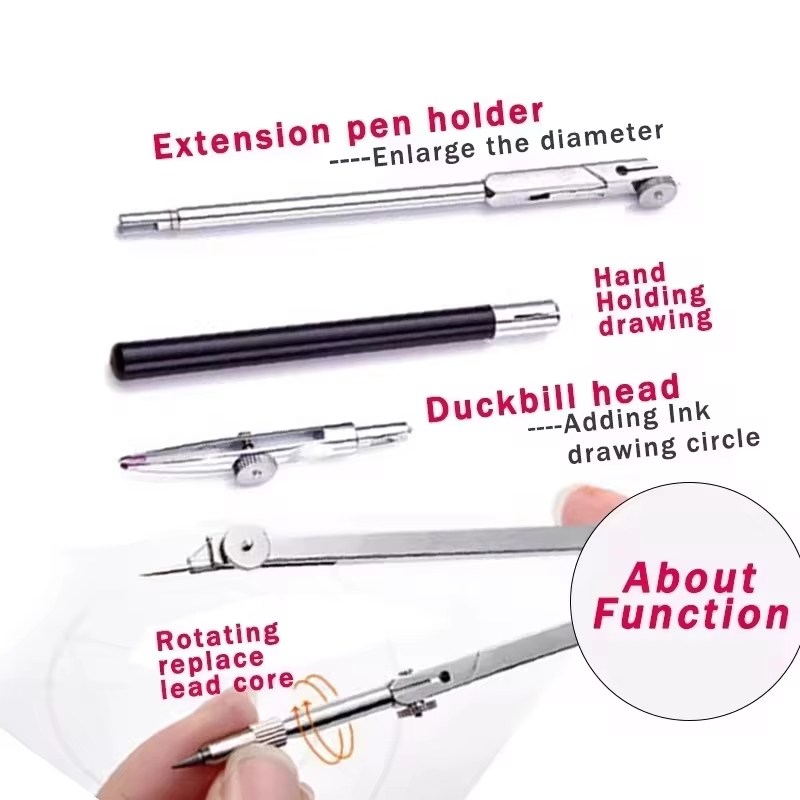 Edelstahl Multifunktionale Aus – Compass Geometry Set Bewertung und Preis