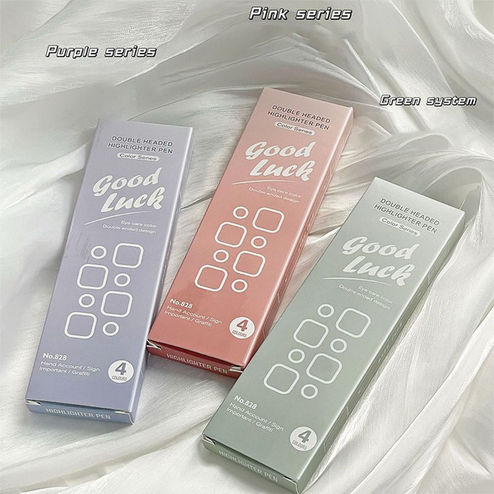 4-Farbiger Doppelkopf-Textmark – Highlighter Set Pastel Bewertung und Preis