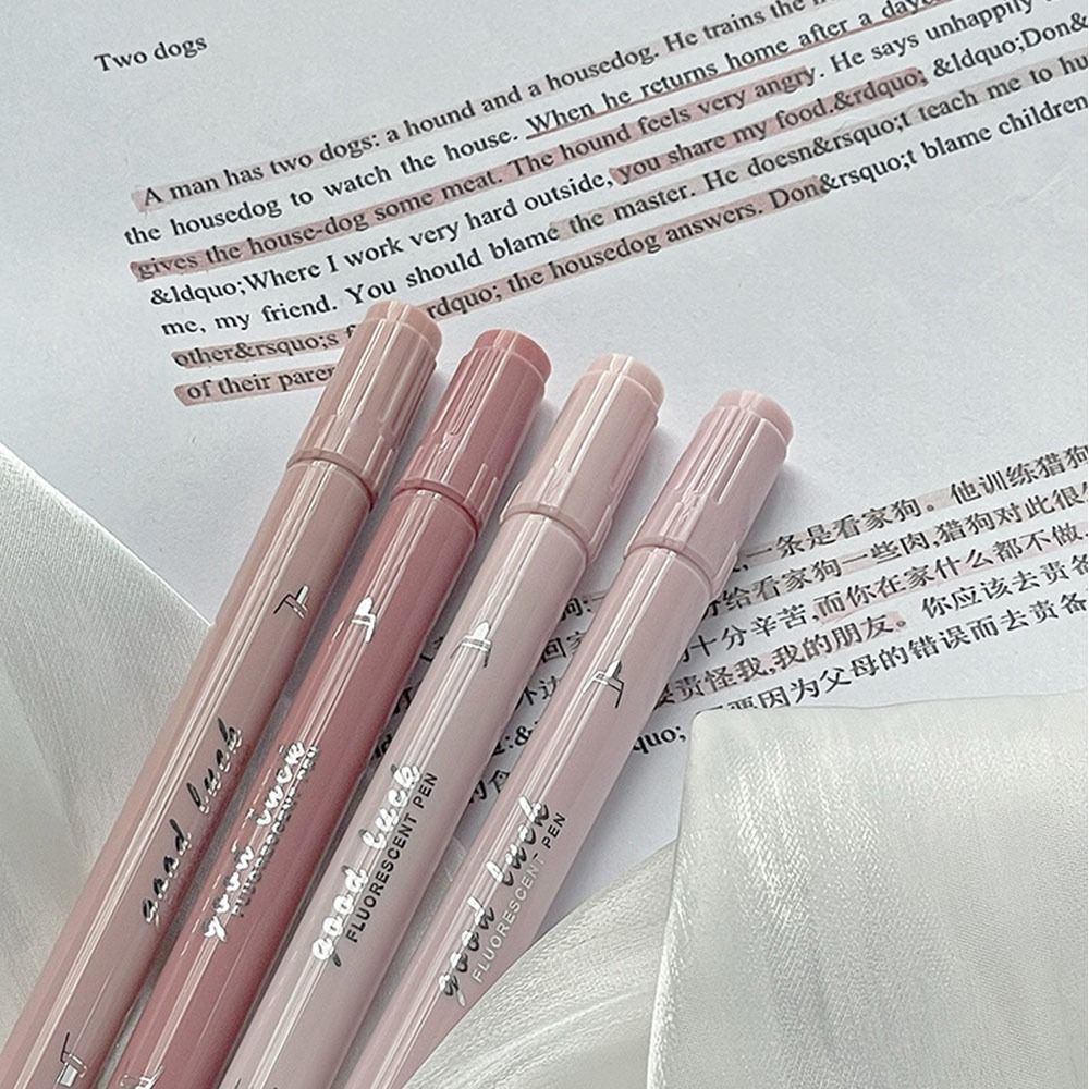 4-Farbiger Doppelkopf-Textmark – Highlighter Set Pastel Bewertung und Preis