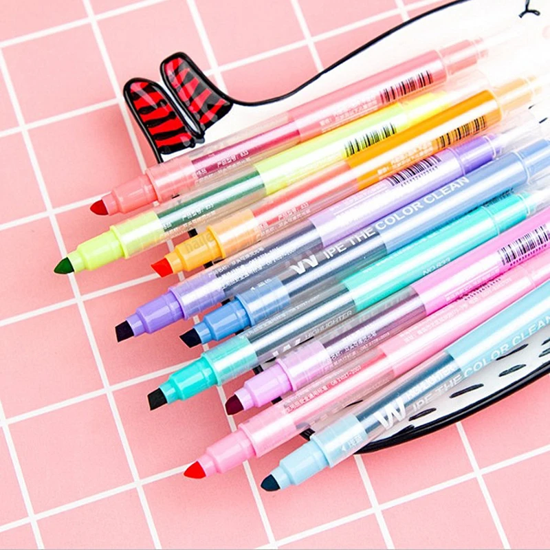 10 Farben, löschbarer Textmark – Highlighter Set Pastel Bewertung und Preis