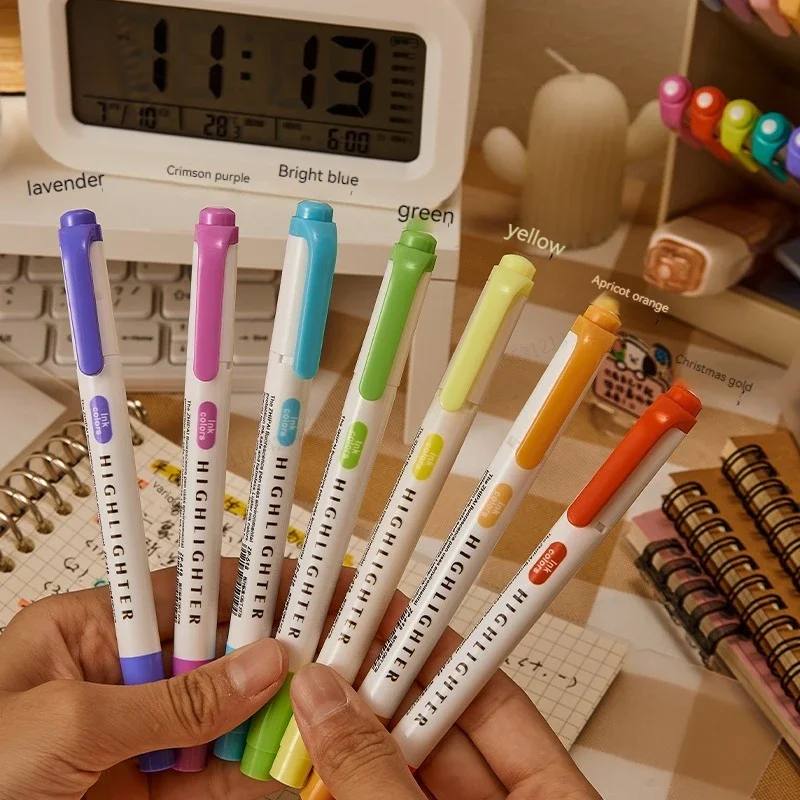 5 Farben/Box Doppelköpfiges Te – Highlighter Set Pastel Bewertung und Preis