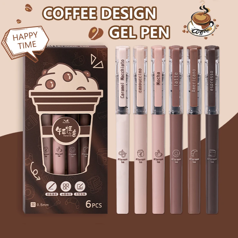 6 Teile/satz Nachmittagstee Se – Gel Ink Pen Set Bewertung und Preis