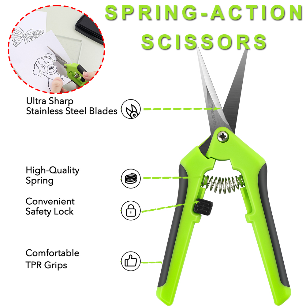 Ergonomische Schere mit Federw – Scissors Stainless Craft Bewertung und Preis